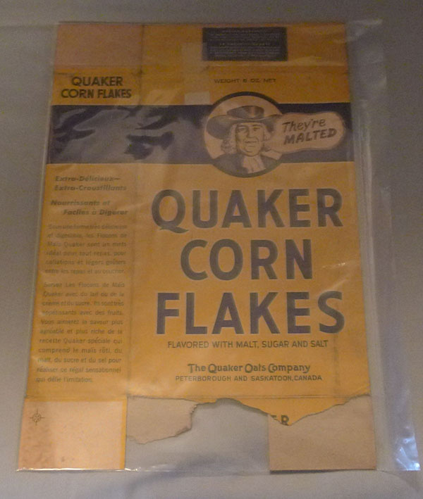 Download 1940 S Corn Flakes Cereal Box Vought Plane Advertising Empty Canadian Box Ebay